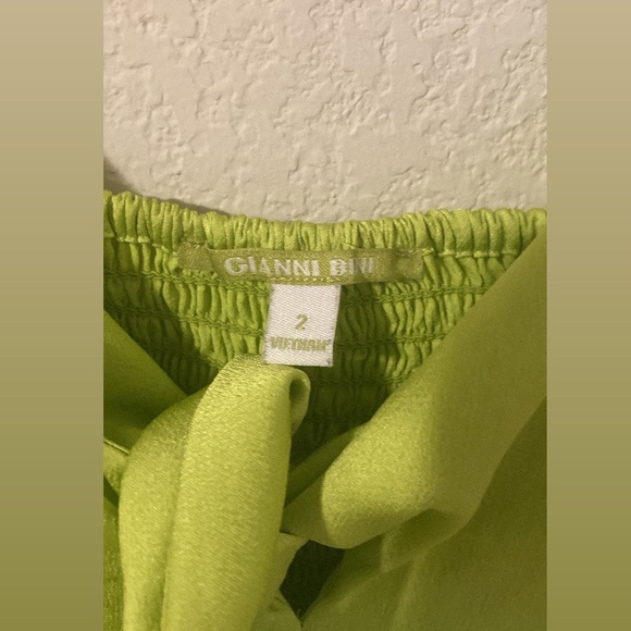 Gianni bini green blouse - Picture 3 of 4